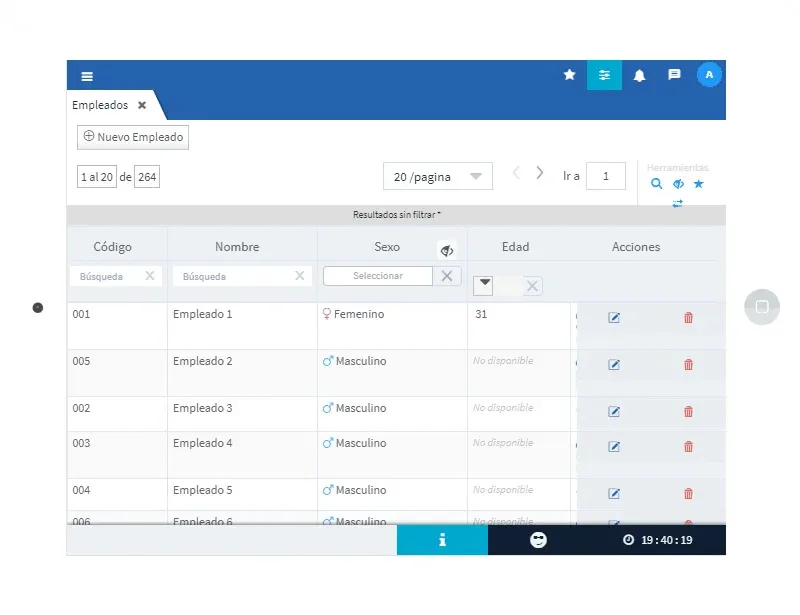 Empleados de recursos humanos, Evidence Technology