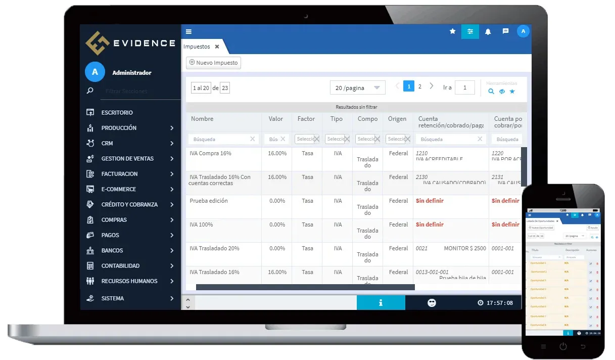 Evidence Technology - Sucursales