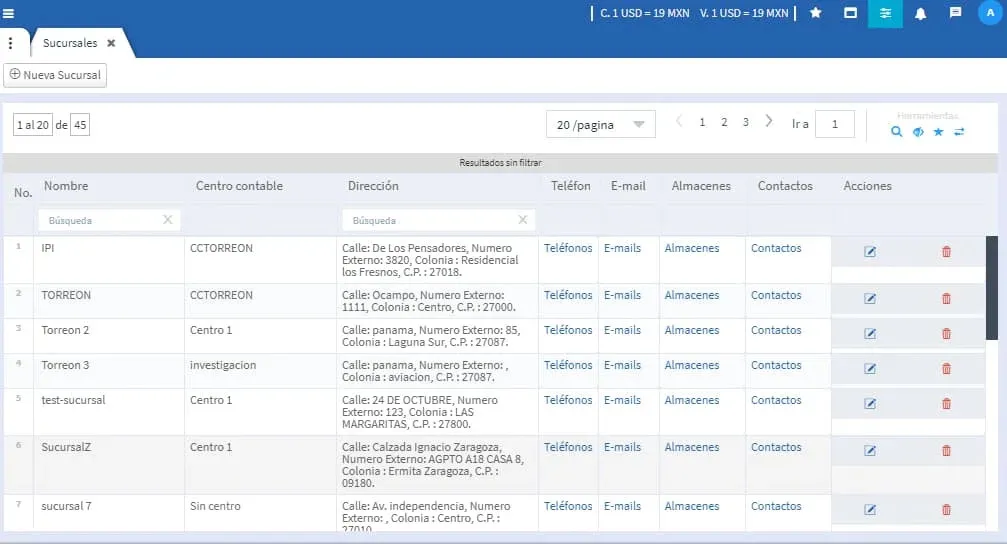 Gestión de ventas con ERP de Evidence Technology